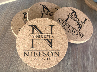 American Pacific Mortgage - Thick Cork Coasters - Set of 4