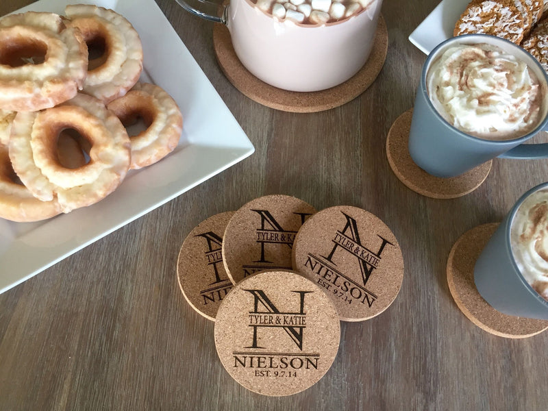 American Pacific Mortgage - Thick Cork Coasters - Set of 4