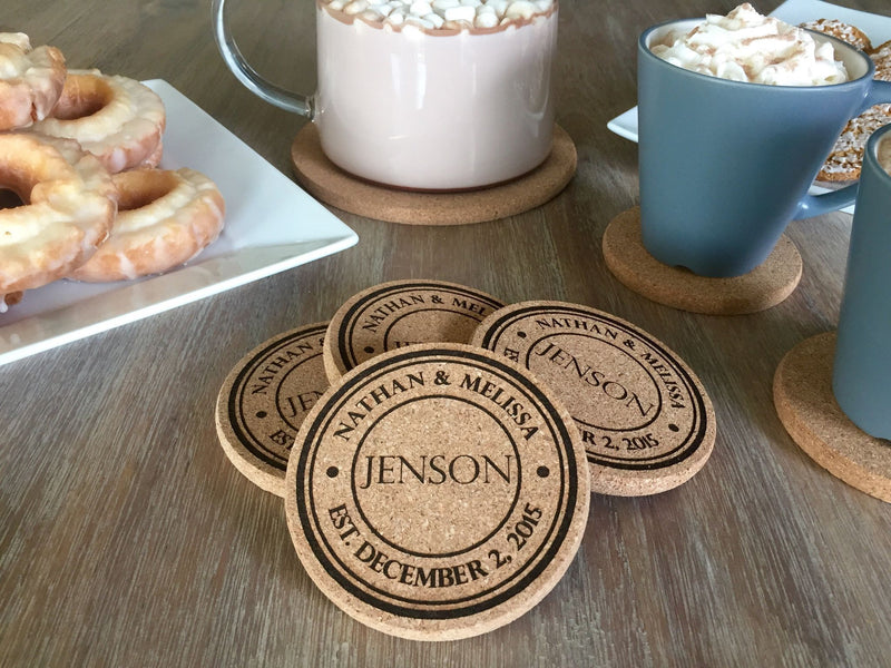 American Pacific Mortgage - Thick Cork Coasters - Set of 4