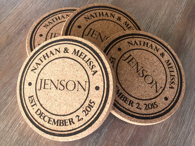 American Pacific Mortgage - Thick Cork Coasters - Set of 4