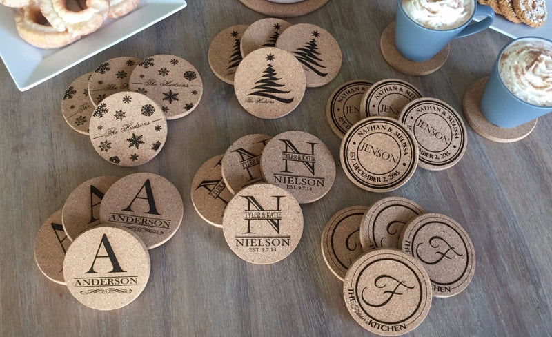 American Pacific Mortgage - Thick Cork Coasters - Set of 4