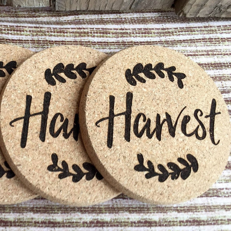 Personalized Thanksgiving Coasters