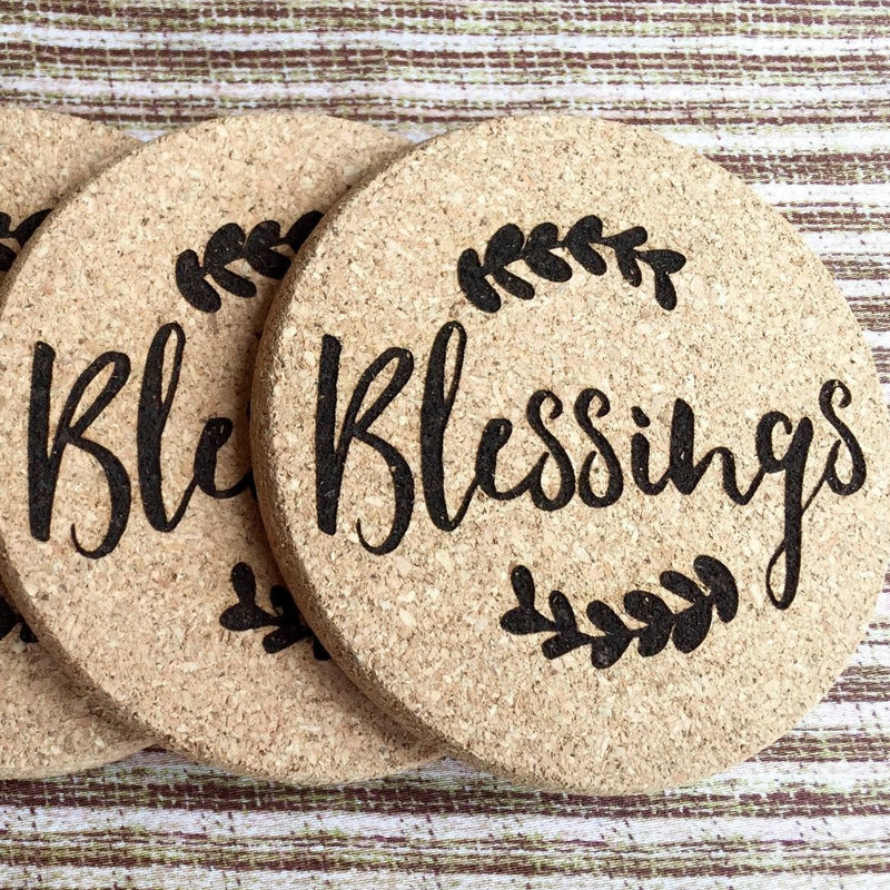 Personalized Thanksgiving Coasters