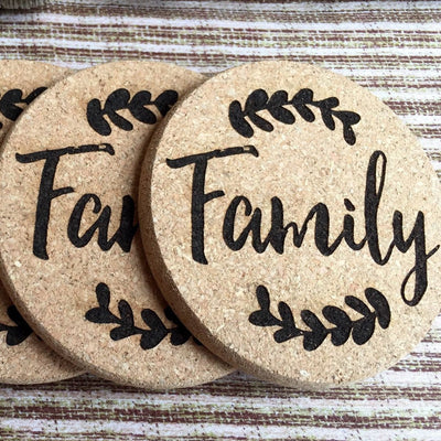 Personalized Thanksgiving Coasters