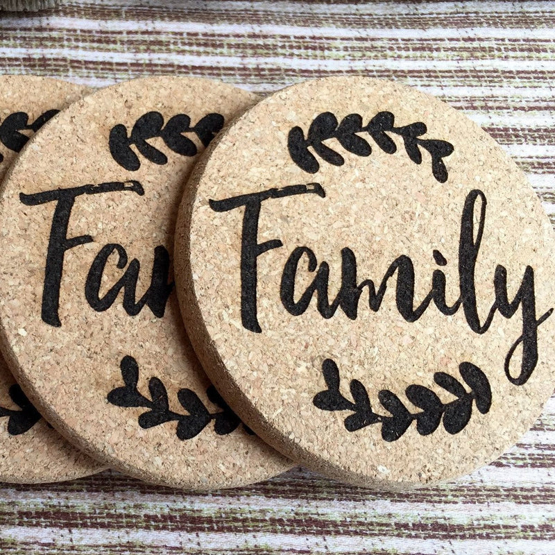 Personalized Thanksgiving Coasters