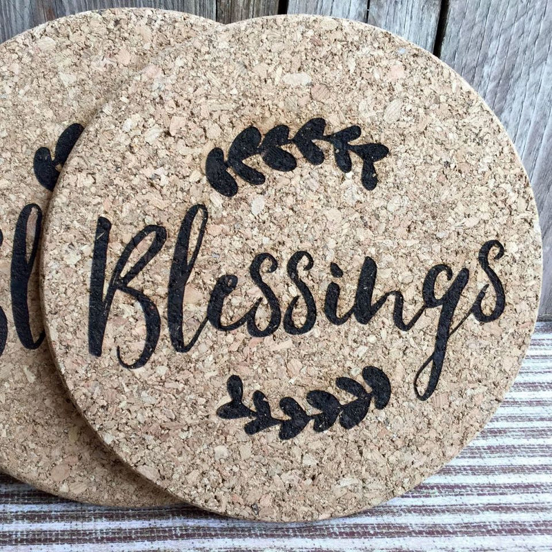 Personalized Large Thanksgiving Hot Pad (1 Pad) - 6 Amazing Designs