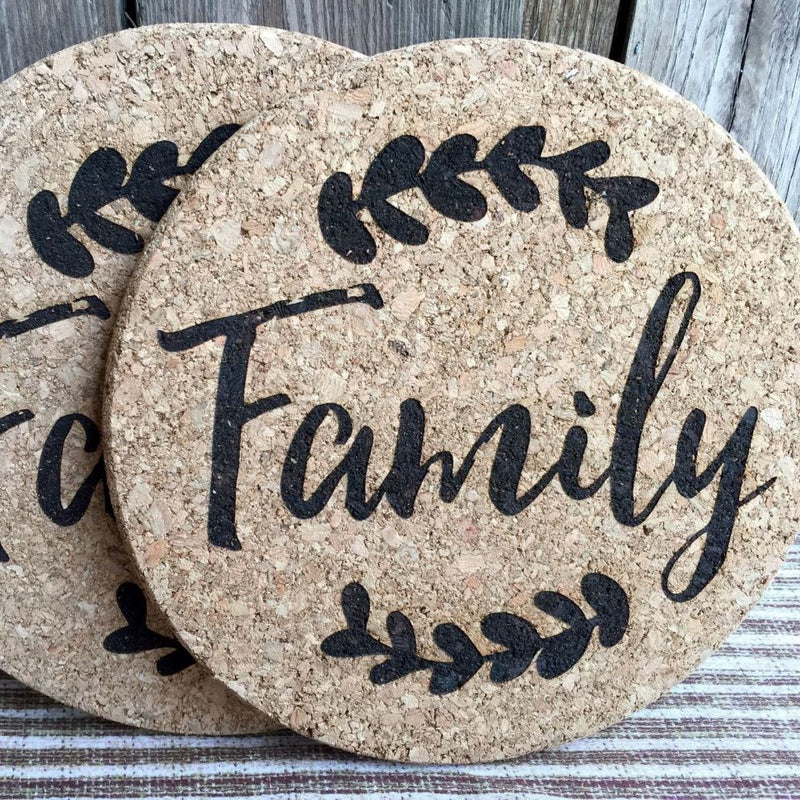 Personalized Large Thanksgiving Hot Pad (1 Pad) - 6 Amazing Designs
