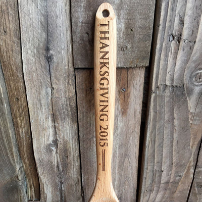 Personalized Decorative Thanksgiving Themed Wooden Spoons - 3 Amazing Designs