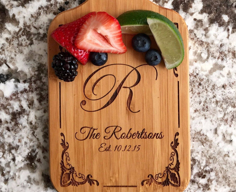 Personalized Handled Bamboo Serving Boards! 8 Amazing Designs! - Qualtry