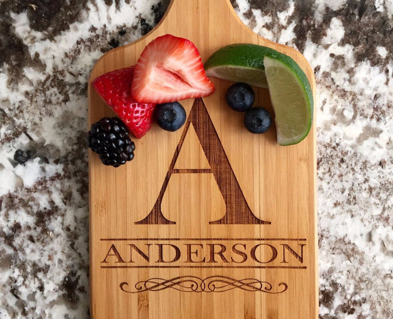Personalized Handled Bamboo Serving Boards! 8 Amazing Designs! - Qualtry