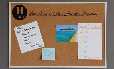 Perfectly Personalized Large Bulletin Board - Qualtry Personalized Gifts