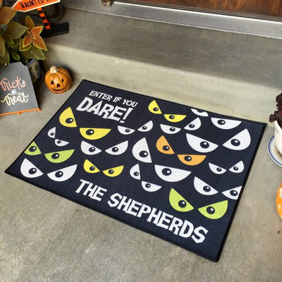 Personalized Large Halloween Door Mats