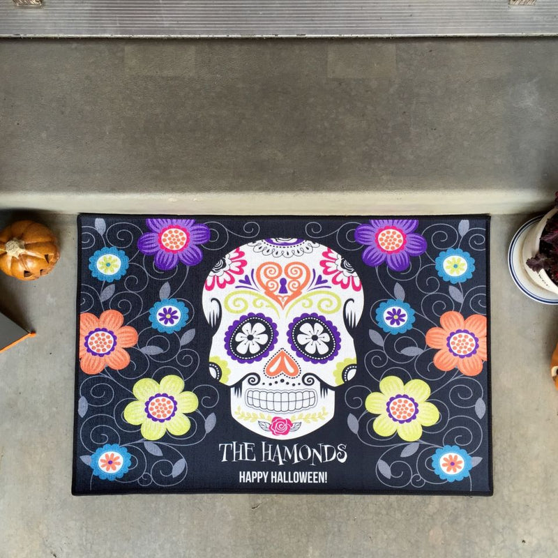 Personalized Large Halloween Door Mats