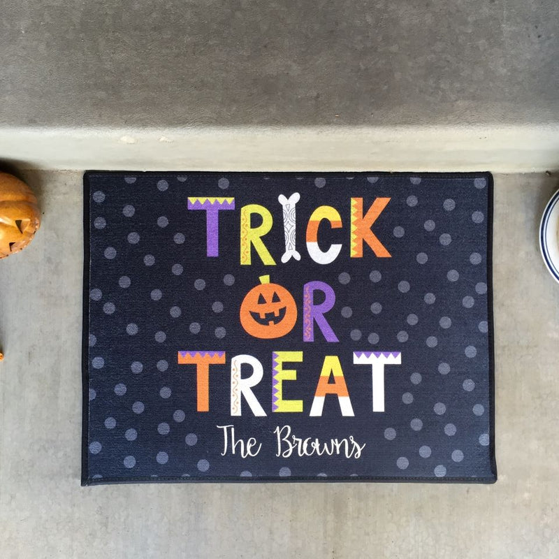 Personalized Medium Halloween Door Mats