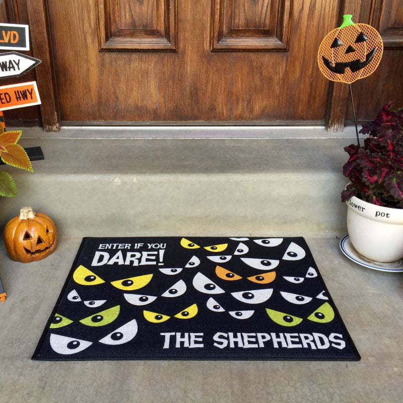 Personalized Medium Halloween Door Mats