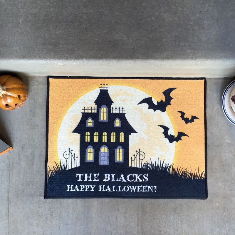 Personalized Medium Halloween Door Mats