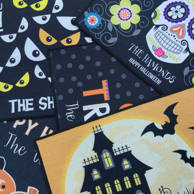 Personalized Medium Halloween Door Mats