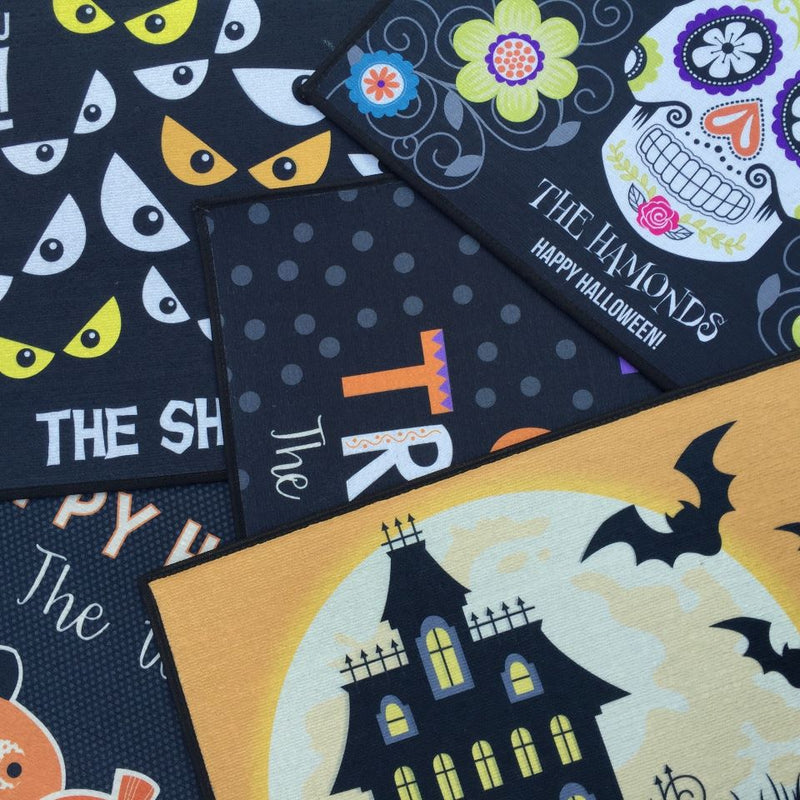 Personalized Medium Halloween Door Mats