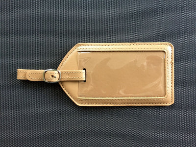 Genuine Leather Luggage Tag Cases