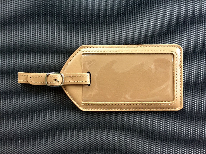 Genuine Leather Luggage Tag Cases