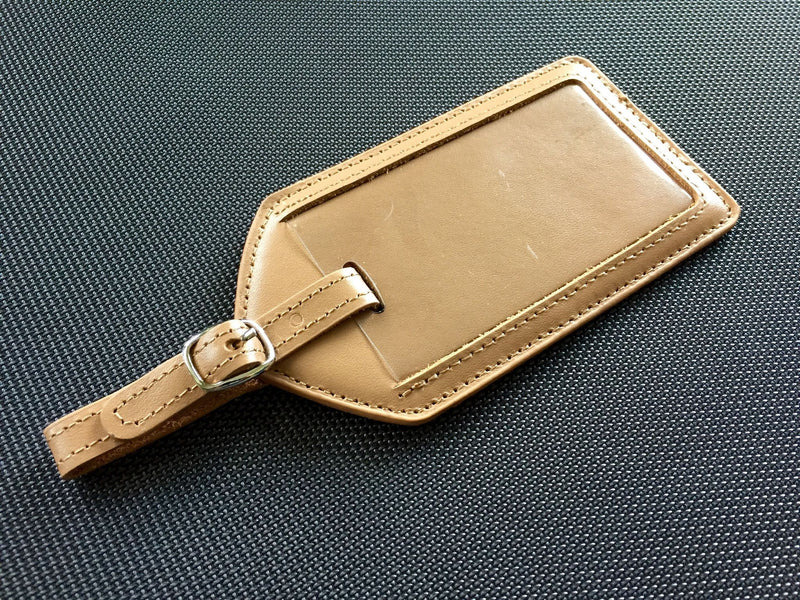 Genuine Leather Luggage Tag Cases