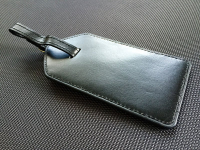 Genuine Leather Luggage Tag Cases - Qualtry Personalized Gifts