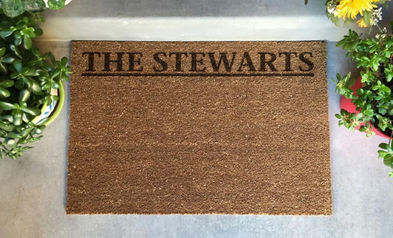 Pivot  - Personalized Laser Engraved Door Mat