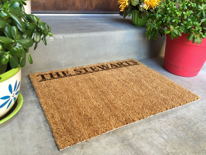 Personalized Door Mat - New Smaller Size! - Qualtry Personalized Gifts
