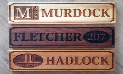 Corporate Gift Item - Personalized Engraved House Signs
