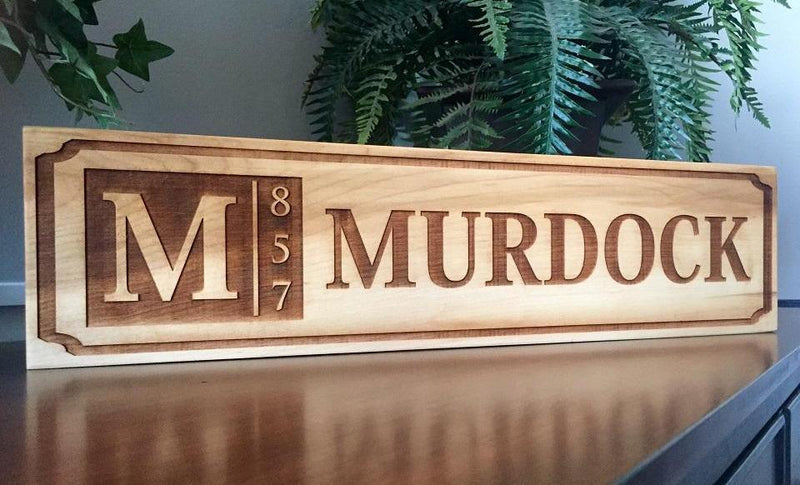 Corporate Gift Item - Personalized Engraved House Signs