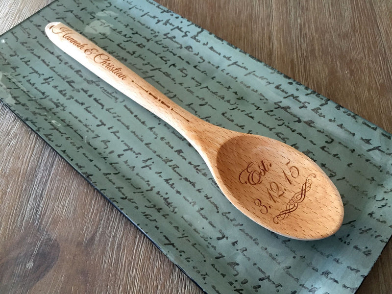 Personalized Decorative Wooden Spoons and Forks - Qualtry Personalized Gifts