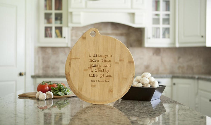 Personalized Bamboo Pizza Boards
