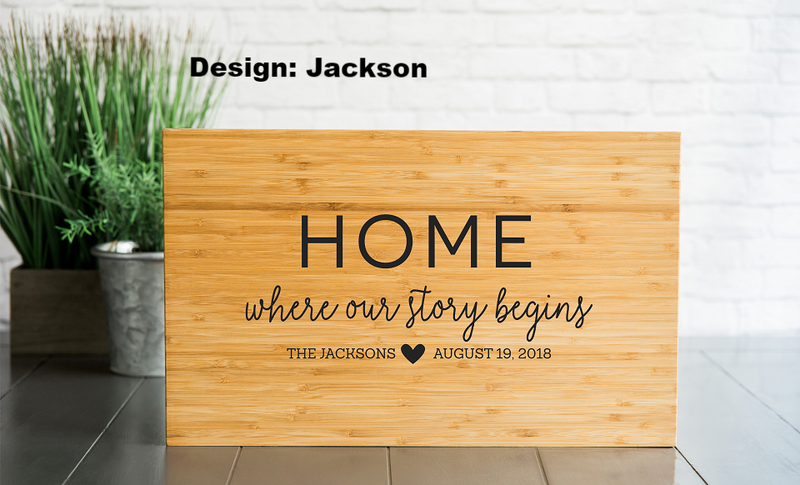 First Colony Mortgage Personalized Beautiful 11x17 Bamboo Boards