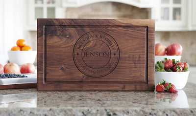 Preferred Rate - Personalized 11x17 Walnut Cutting Board