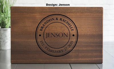 South Pacific - Personalized Beautiful 11x17 Mahogany Boards