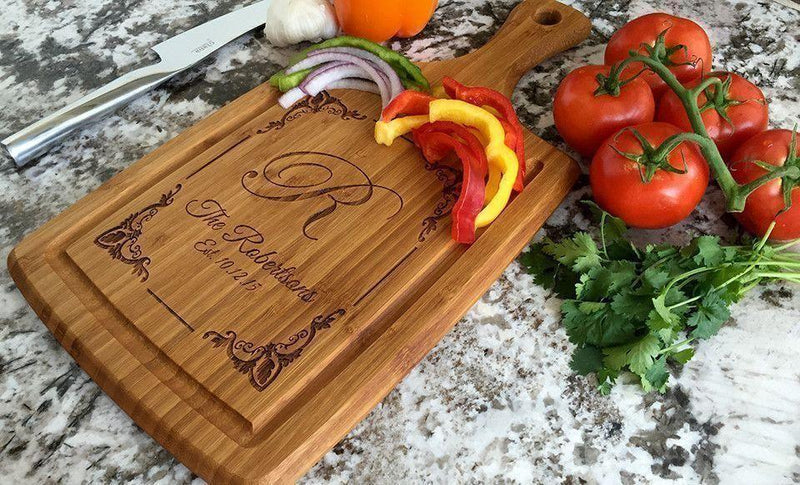 Union Home Mortgage - Large Handled Cutting board with Juice Grooves
