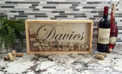 Personalized Wine Cork Keepers - Large