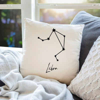 Personalized Zodiac Sign Throw Pillow