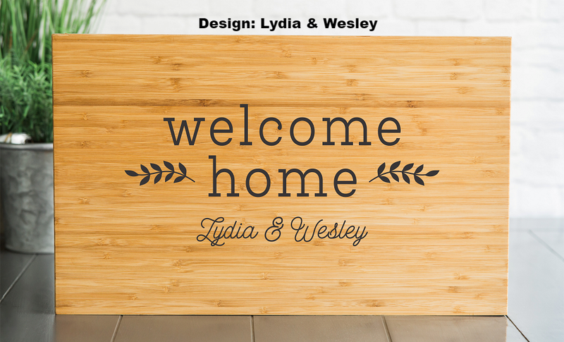 South Pacific - Personalized Beautiful 11x17 Bamboo Boards
