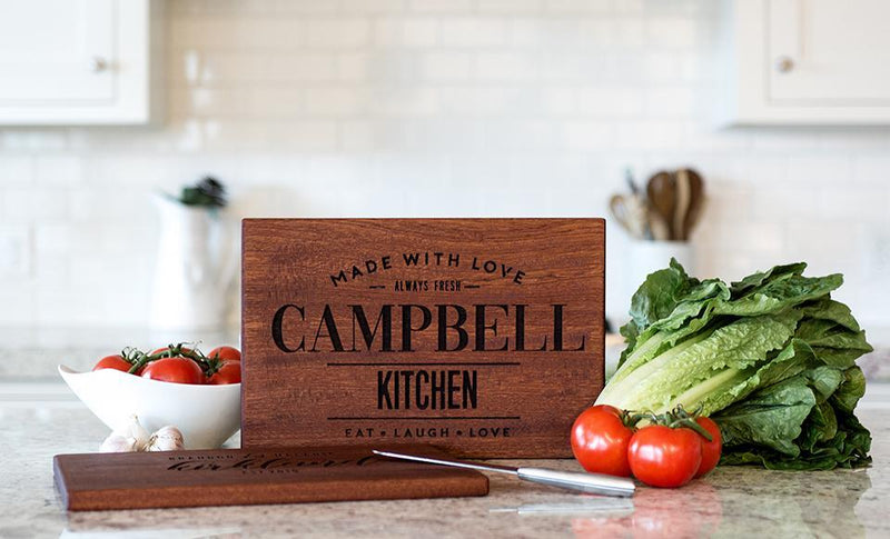 Corporate Gift Item - Beautiful Large Mahogany Cutting Board - Modern Collection
