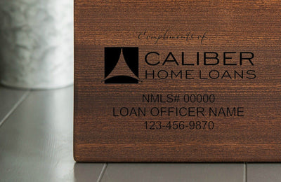 Caliber Home Loans - Personalized Beautiful Large 11x17 Mahogany Boards