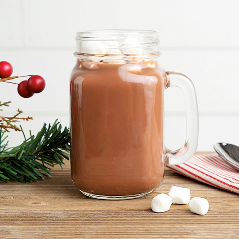 Personalized Christmas Mason Jar Mugs
