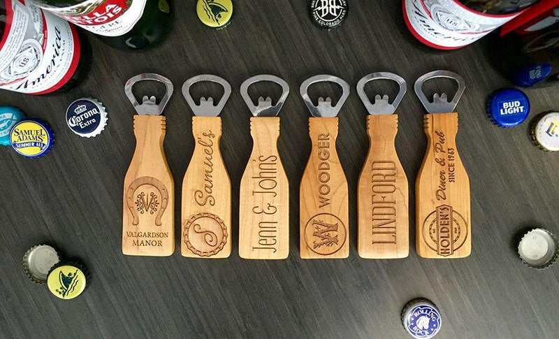 Personalized Beer Bottle Cap Shadow Box - Small