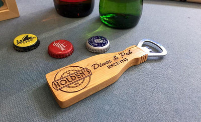 Personalized Beer Bottle Cap Shadow Box - Small
