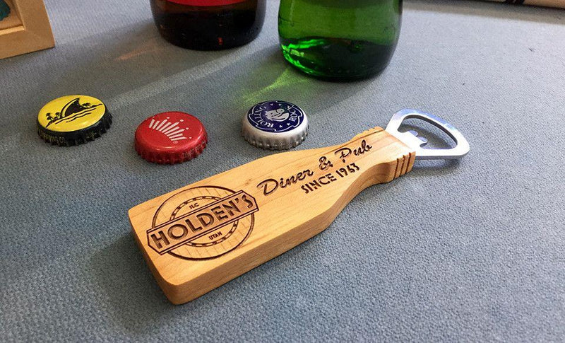 Personalized Beer Bottle Cap Shadow Box - Small