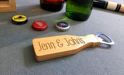 Personalized Beer Bottle Cap Shadow Box - Small