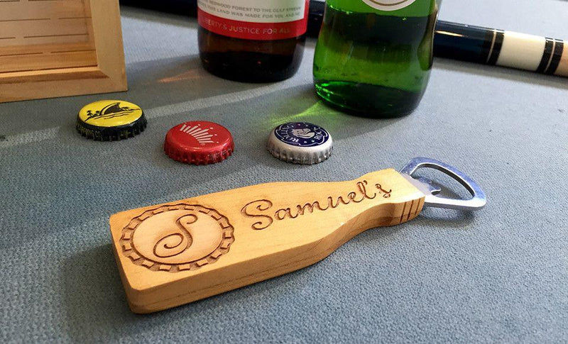 Personalized Beer Bottle Cap Shadow Box - Small