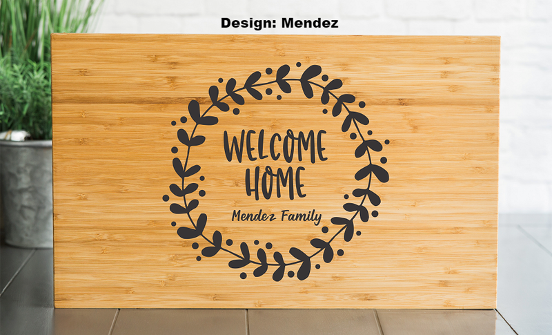 South Pacific - Personalized Beautiful 11x17 Bamboo Boards