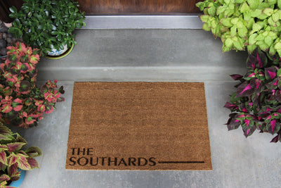 Corporate Home Decor - Personalized Laser Engraved Door Mat