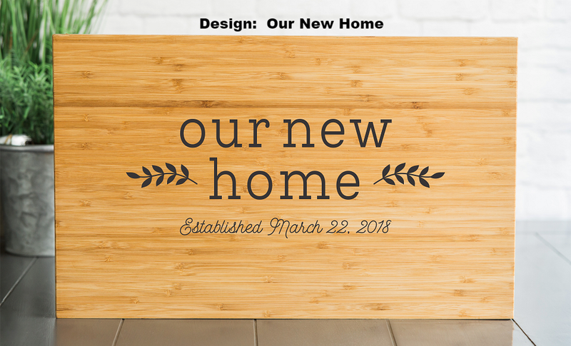 South Pacific - Personalized Beautiful 11x17 Bamboo Boards